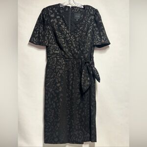 Alex Marie Black leopard Dress